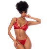 Ensemble 3 pièces rouge 