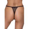 String ouvert Fleur brodée