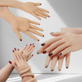 Gants féminins en silicone – avec ongles