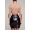 Jupe sexy longue noire wetlook Inaya  Be lily Mode