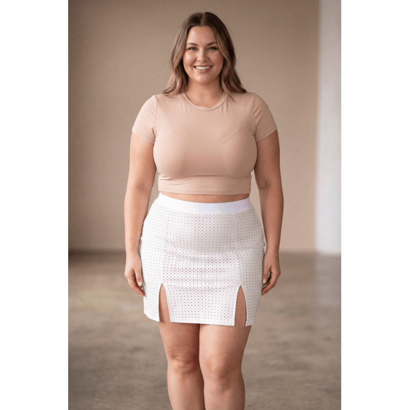 Jupe longue blanche Natacha  Be lily Mode