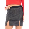 Jupe courte noir Stella  Be lily Mode