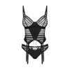 Lune Bellis corset et string - Noirs Obsessive