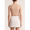 Jupe courte blanche Cassandra  Be lily Mode