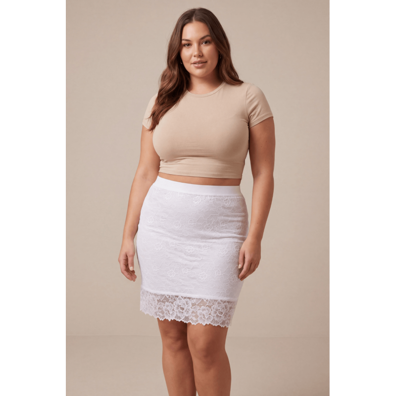 Jupe longue blanche Catalina  Be lily Mode