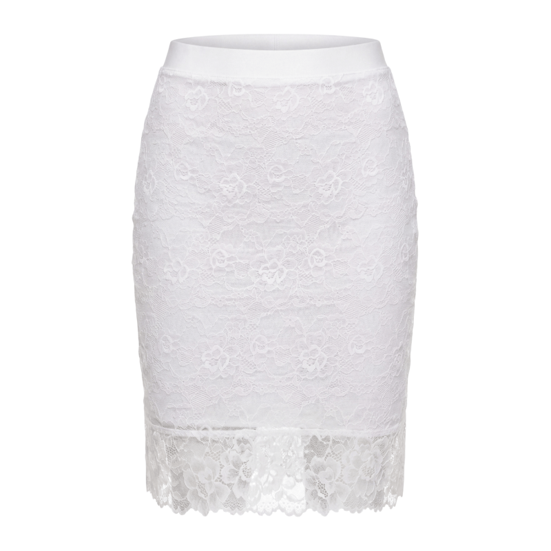Jupe longue blanche Catalina  Be lily Mode