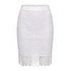 Jupe longue blanche Catalina  Be lily Mode