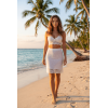 Jupe longue blanche Catalina  Be lily Mode