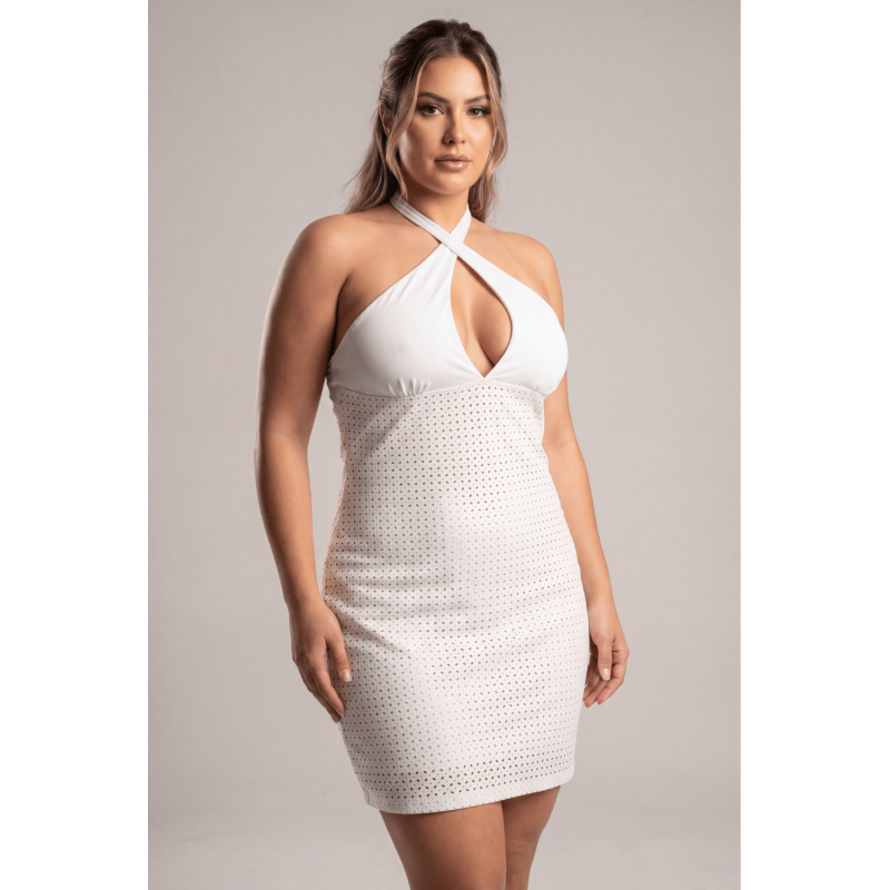 Robe blanche Margot  Be lily Mode