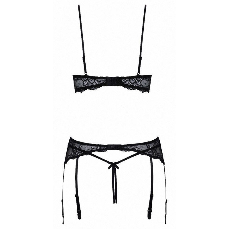 Ensemble lingerie ouverte noir - Cotelli Lingerie Cotelli lingerie