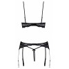 Ensemble lingerie ouverte noir - Cotelli Lingerie Cotelli lingerie