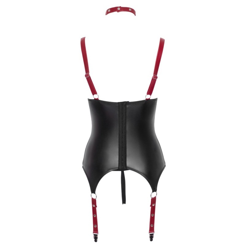 Ensemble ouvert avec collier et menottes - Cotelli BONDAGE Cotelli Bondage