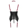 Ensemble ouvert avec collier et menottes - Cotelli BONDAGE Cotelli Bondage