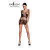 Robe nue résille BS090 - Noir Passion bodystockings