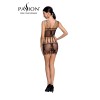 Robe nue résille BS090 - Noir Passion bodystockings