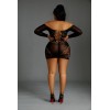 Mini robe résille N°07 Queen Size - Moonlight MoonLight Lingerie
