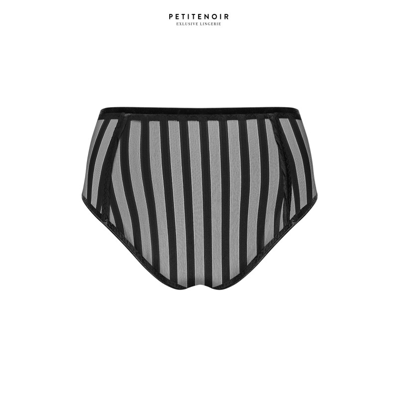 Culotte tulle rayé Petite Noir