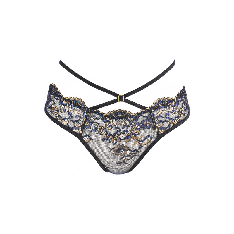 String dentelle Noir V-10368 - Axami Axami