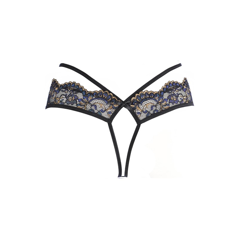String dentelle Noir V-10368 - Axami Axami