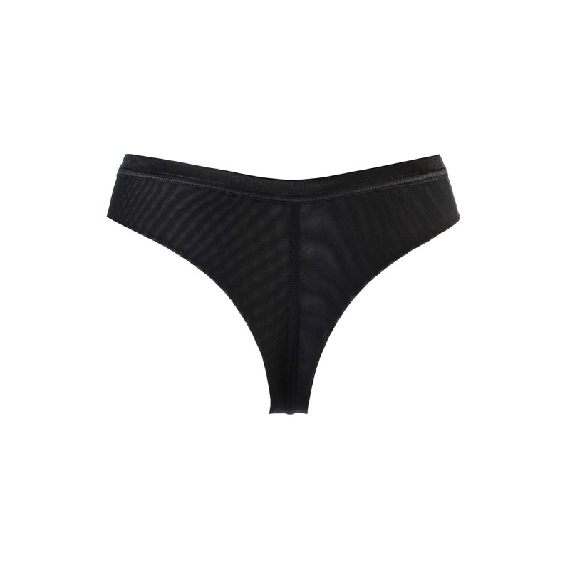 String tulle et dentelle noir V-10718 - Axami Axami