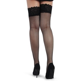 Bas résille jarretière dentelle Noir - Ohyeah Ohyeah