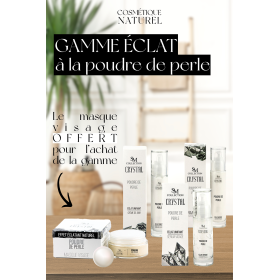 Gamme complète à la poudre de perle 100% naturelle SM collection CRYSTAL