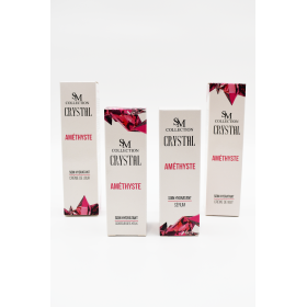 Gamme complète hydratante - Améthyste 100% naturelle SM collection CRYSTAL