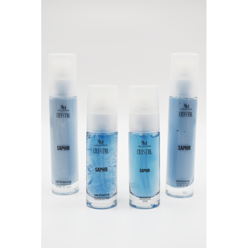 Gamme complète réparatrice - Saphir 100% naturelle SM collection CRYSTAL