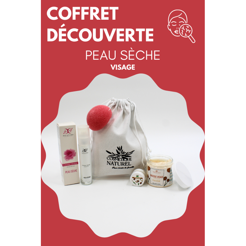 Coffret découverte - VISAGE - Peau sèche Cosmétique naturel