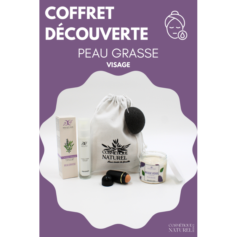 Coffret découverte - VISAGE - Peau grasse Cosmétique naturel