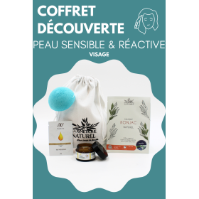 Coffret découverte - VISAGE - Peau sensible et réactive Cosmétique naturel