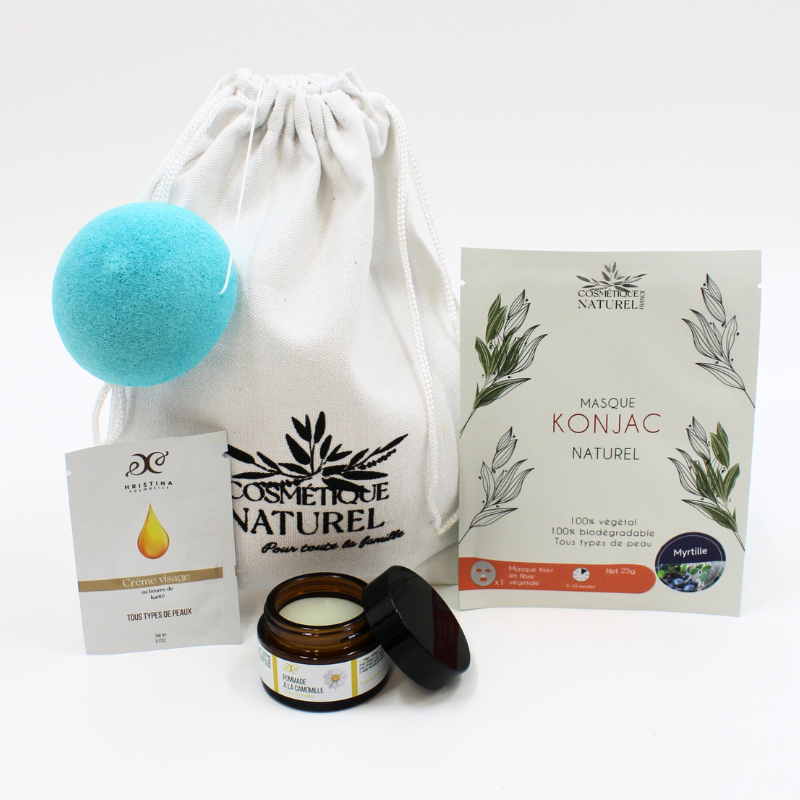 Coffret découverte - VISAGE - Peau sensible et réactive Cosmétique naturel