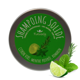 Shampoing solide - Frais et tonique 58gr Naturally