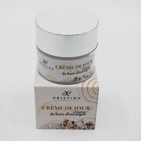 Crème de jour hydratante à base de bave d'escargot 50ml 100% naturelle Hristina