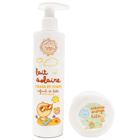 Crème solaire pour enfant et bébé SPF50+ - 100ml 100% naturelle Mother and baby