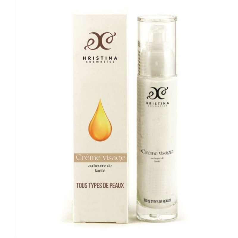 Crème visage - Tout type de peau - 50ml 100% naturelle Hristina