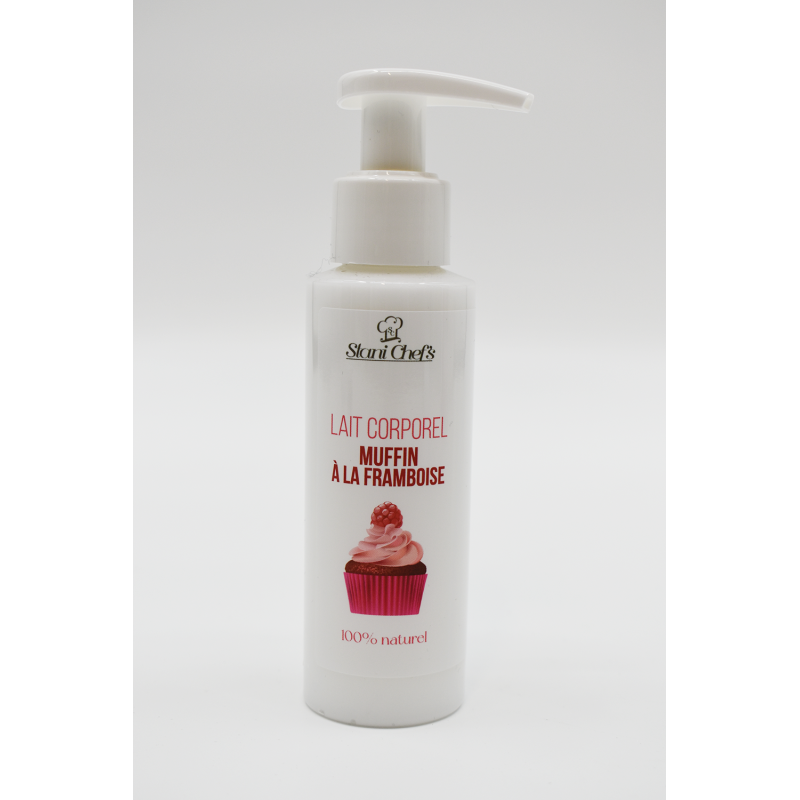 Lait corporel - muffin à la framboise - 100ml 100% naturel Stani chef's