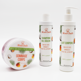 Lait corporel à la noix de coco, mangue & fruit de la passion - 250ml 100% naturel Stani chef's