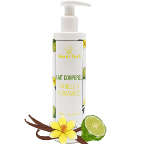 Lait corporel à la vanille et bergamote - 250ml 100% naturel Stani chef's