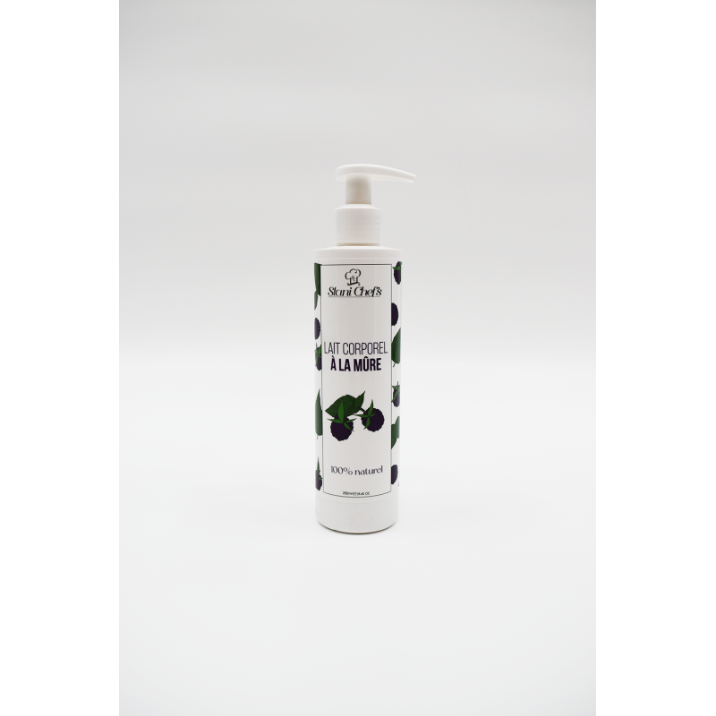 Lait corps hydratant à la mûre - 250ml 100% naturel Stani chef's