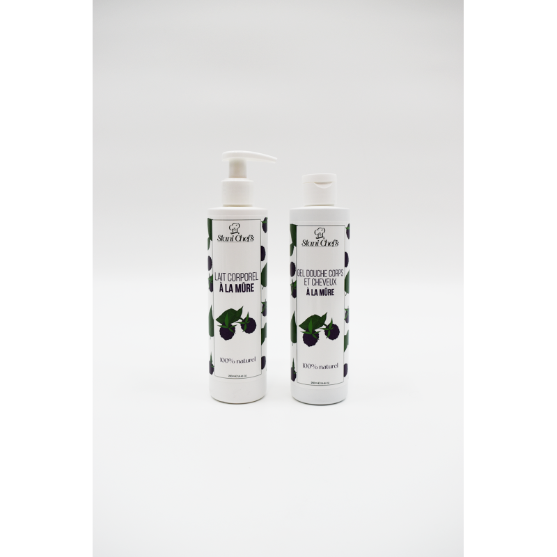 Lait corps hydratant à la mûre - 250ml 100% naturel Stani chef's