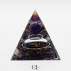 Orgonite pyramide Amethyste Métatron Lithothérapie