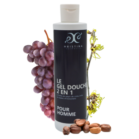 2 en 1 Shampoing et Gel douche - Homme 250ml Hristina