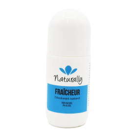Déodorant roll on - Fraîcheur - 50ml 100% naturel Naturally