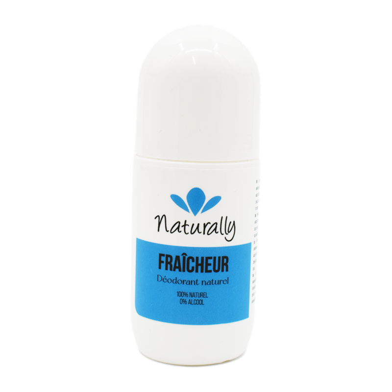 Déodorant roll on - Fraîcheur - 50ml 100% naturel Naturally