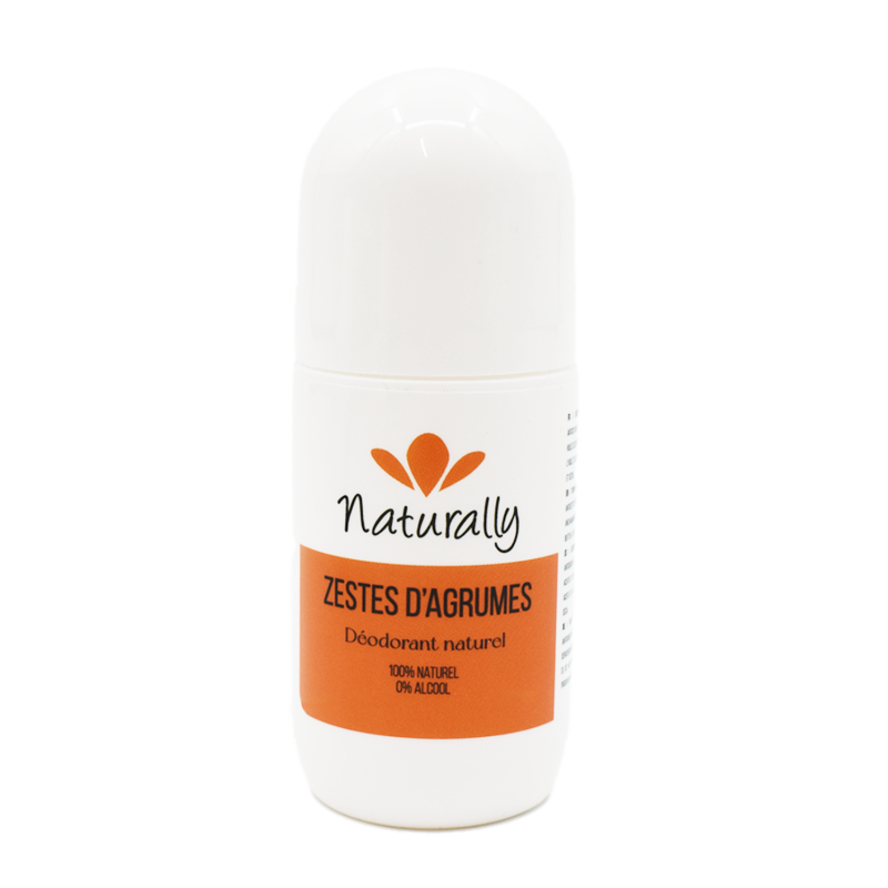 Déodorant roll on - Zestes d'agrumes - 50ml Naturally