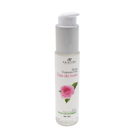 Eau florale naturelle à la rose de Damas - 50ml 100% naturelle - Format voyage Hristina