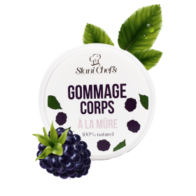 Gommage corps à la mûre - 200ml 100% naturel Stani chef's