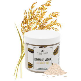 Gommage visage - Au son de riz - BIO - 200ml 100% naturel Hristina