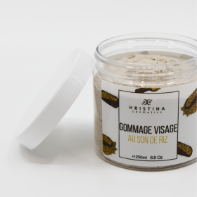 Gommage visage - Au son de riz - BIO - 200ml 100% naturel Hristina